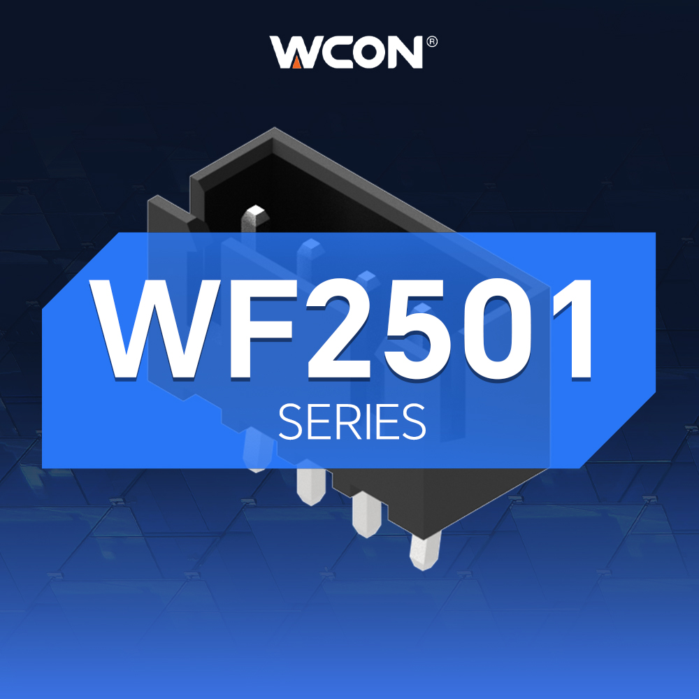 WF2501系列江南在线(中国)器 : 2.50mm间距线对板锁扣设计，高保持力